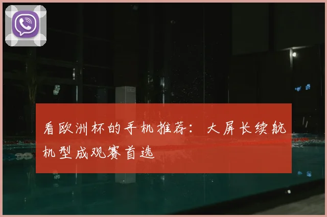 看欧洲杯的手机推荐:大屏长续航机型成观赛首选